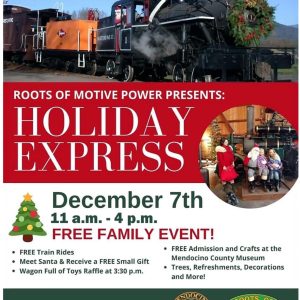 Roots of Motive Power Holiday Express Event