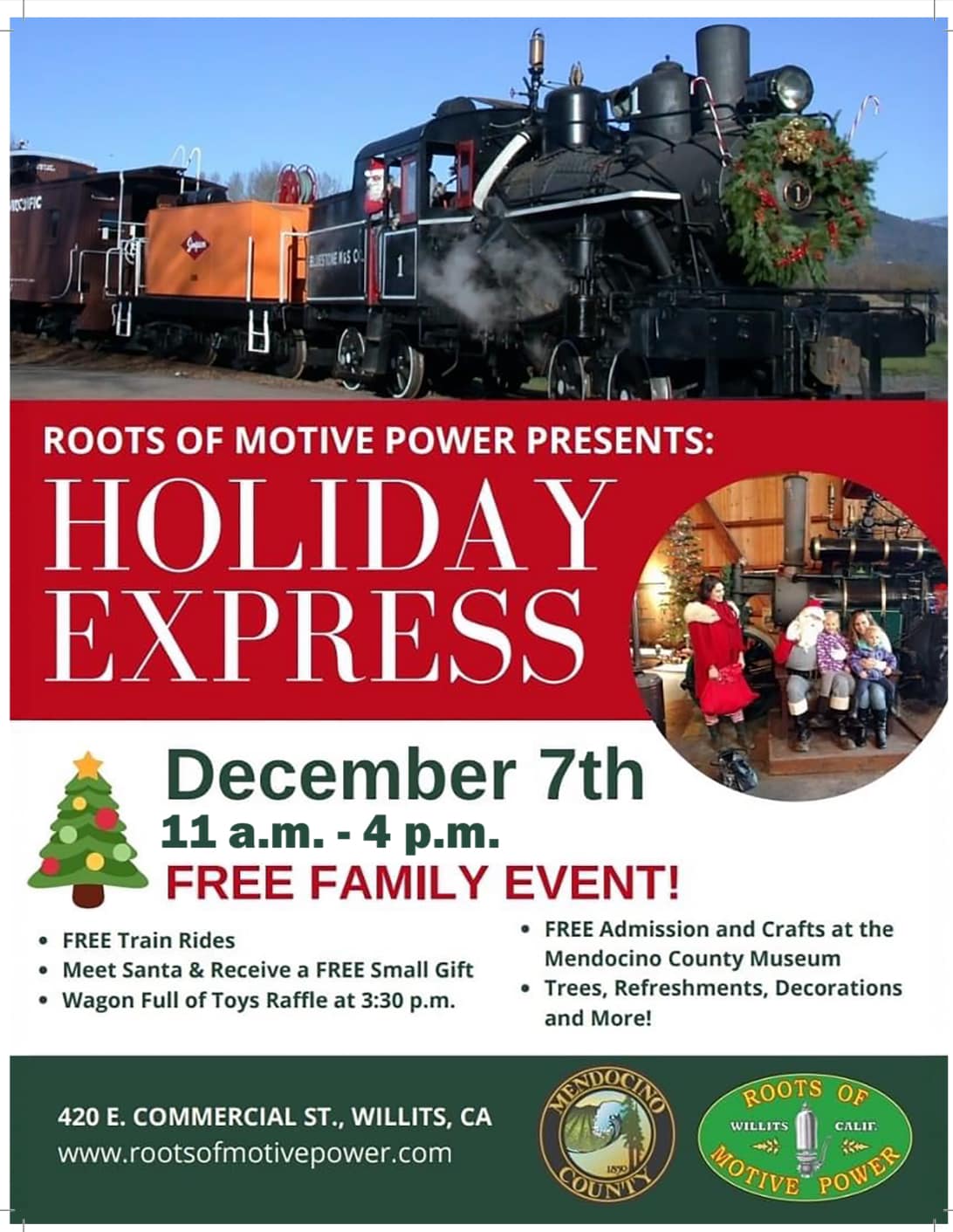 Roots of Motive Power Holiday Express Event