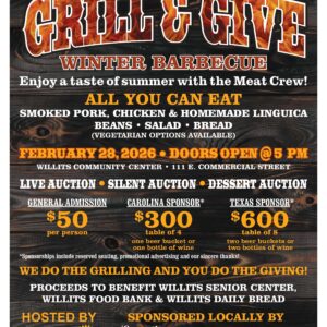 Visit Willits Rotary Grill and Give Event